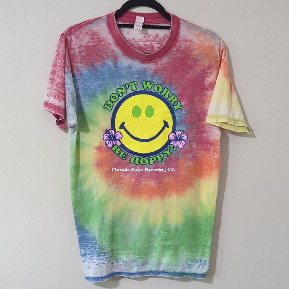 Florida Keys Brewery Co. Tie Dye T-shirt Women's Size Medium